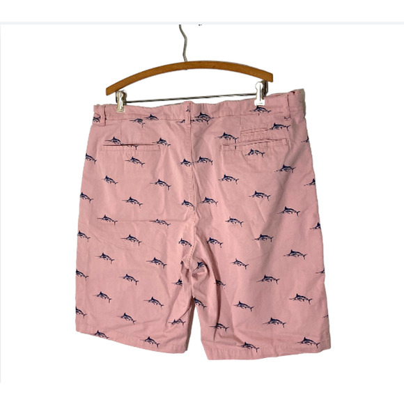 Men's Pink SWORDFISH Chino Shorts - Hudson & Barrow - Size 38 - Picture 5 of 11